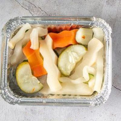 Pickled cucumber jar