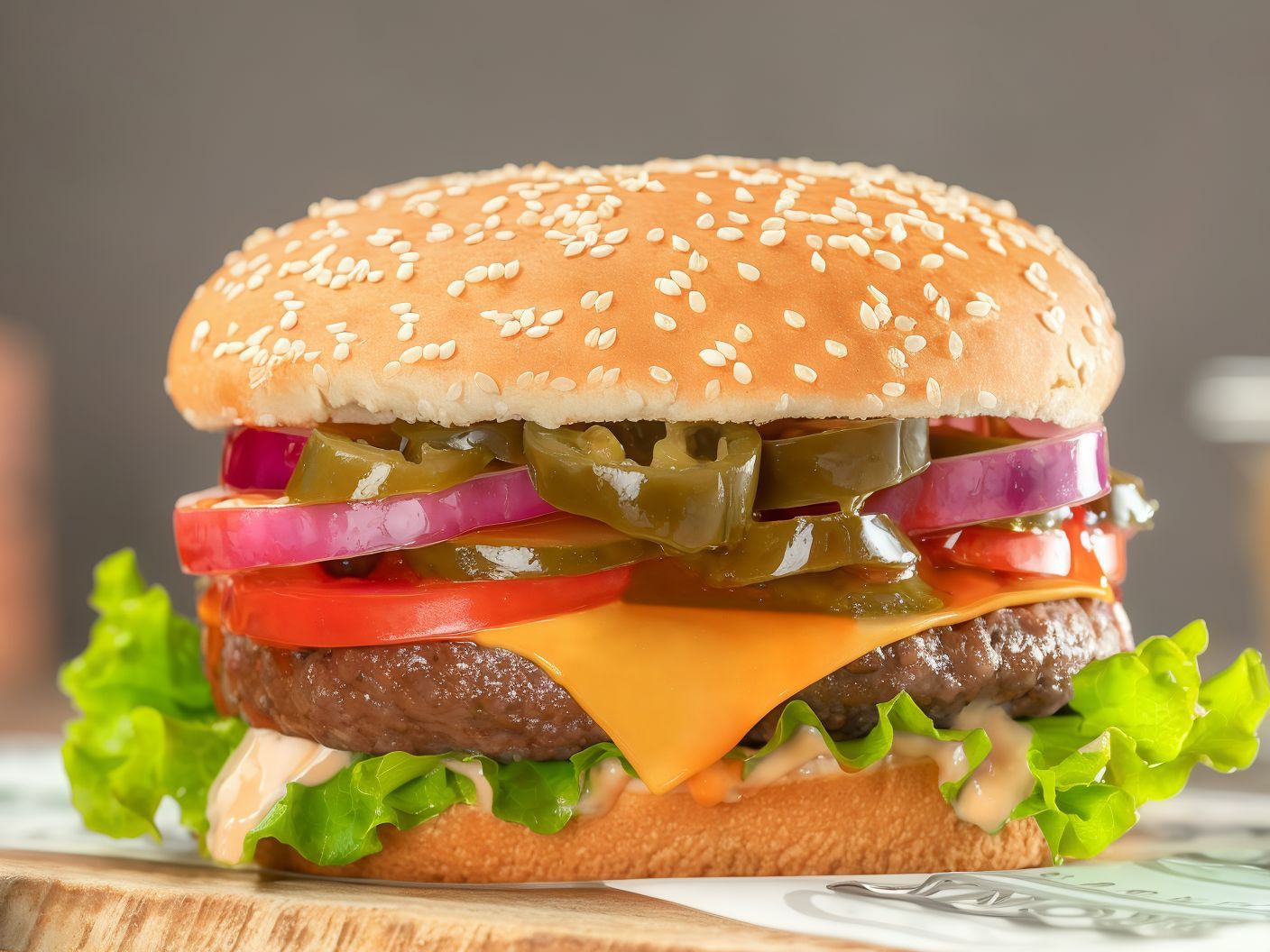 Chili Burger Sandwich