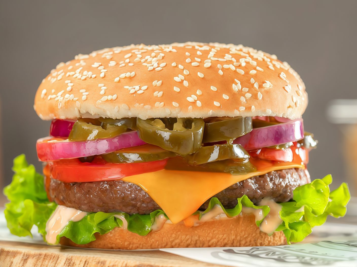 Fried Chili Burger