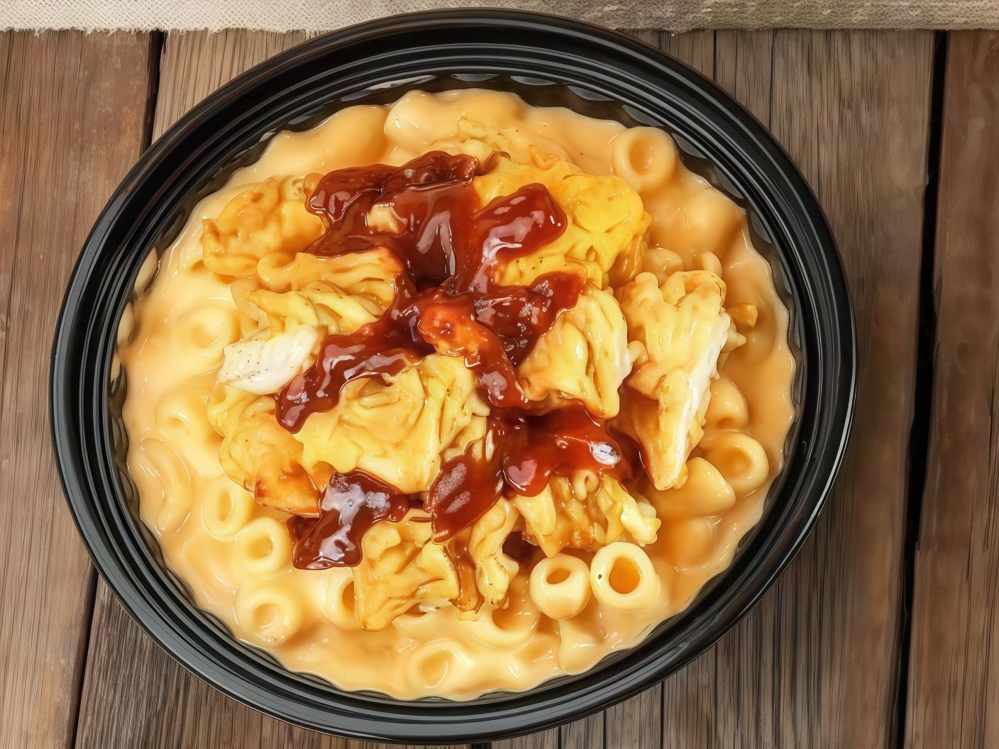 Mac And Cheese Crispy BBQ