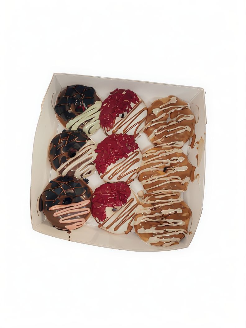 Medium donut box 9 pieces