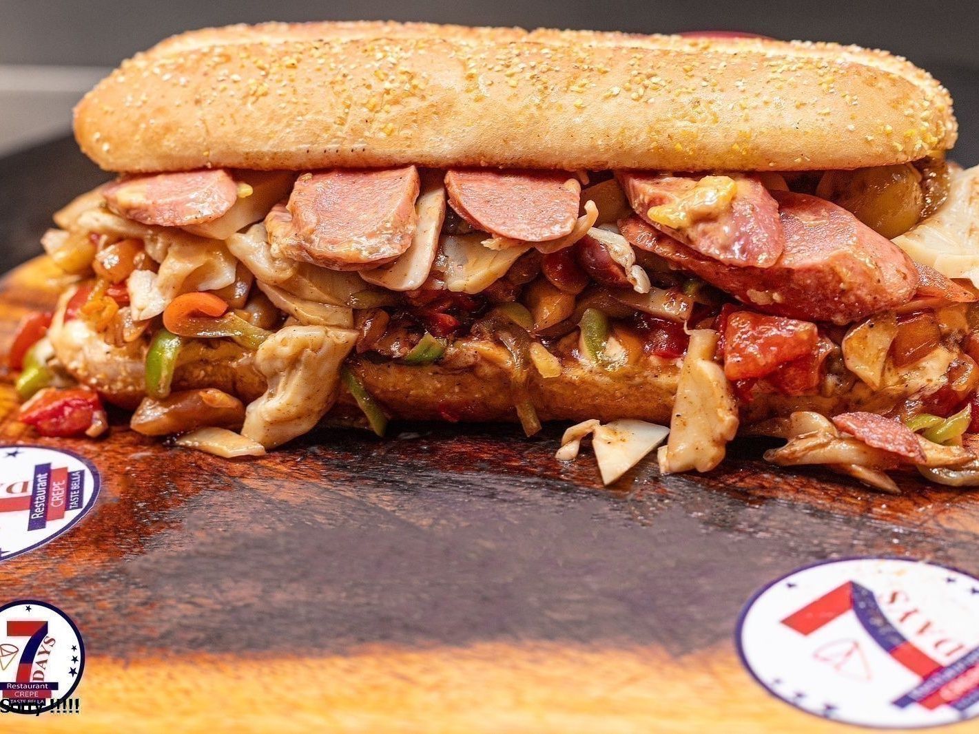 Mexican hot dog sandwich