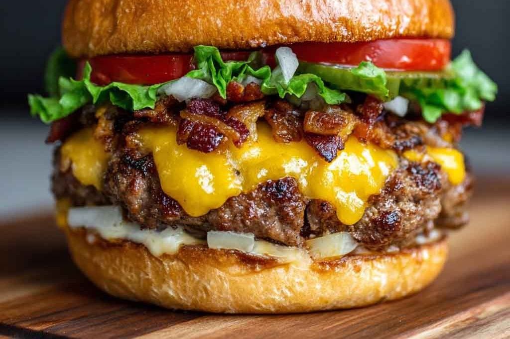 Double beef burger