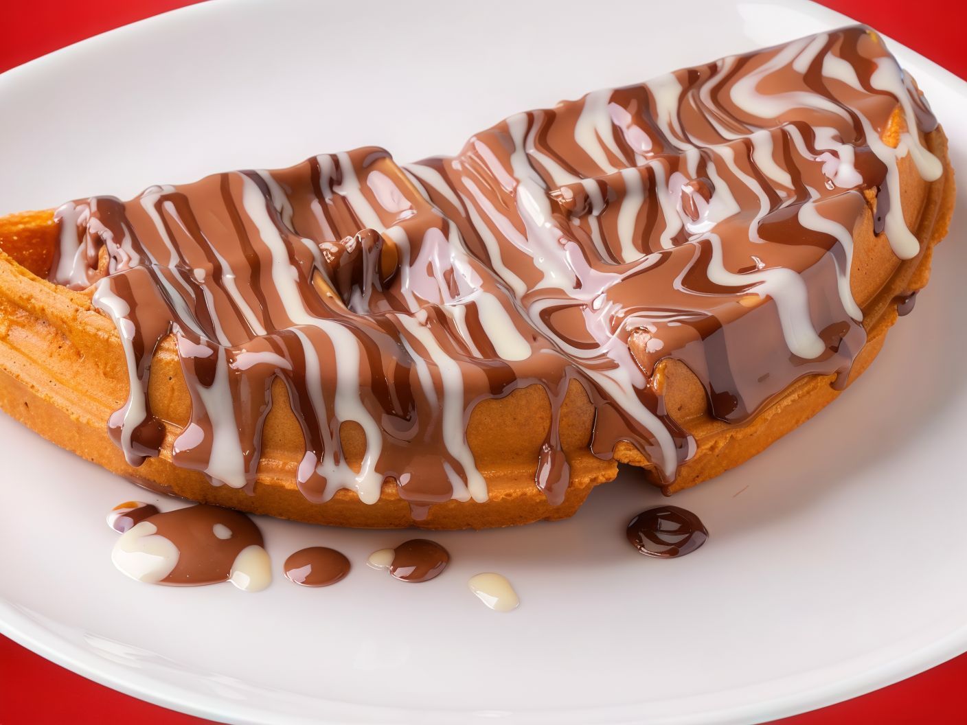 Chocolate wich waffle