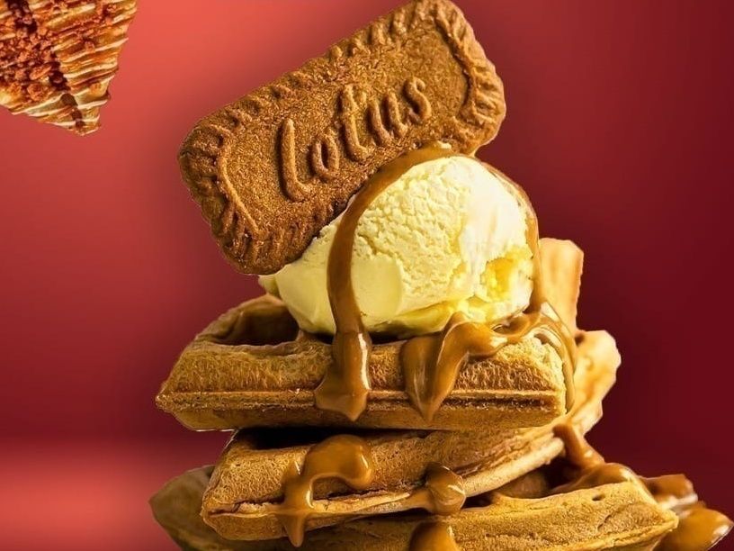 Lotus Nutella Waffle