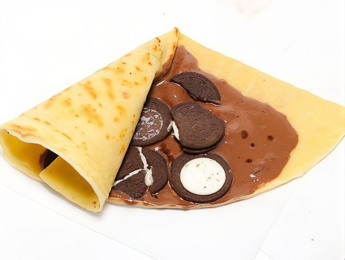 Nutella Chocolate With Oreo Crepe