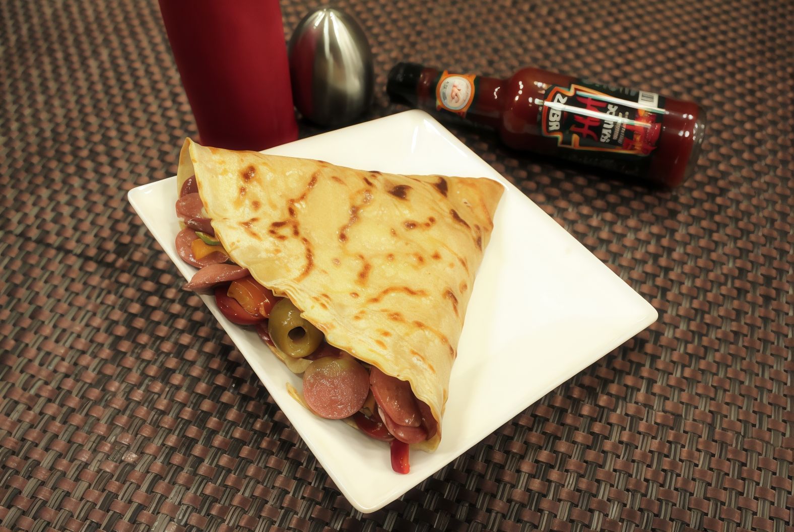 Mexican Hot Dog Crepe