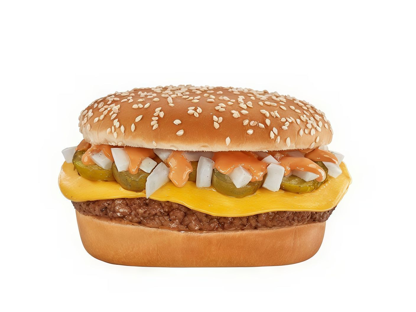 Basic Meat Smashed Burger