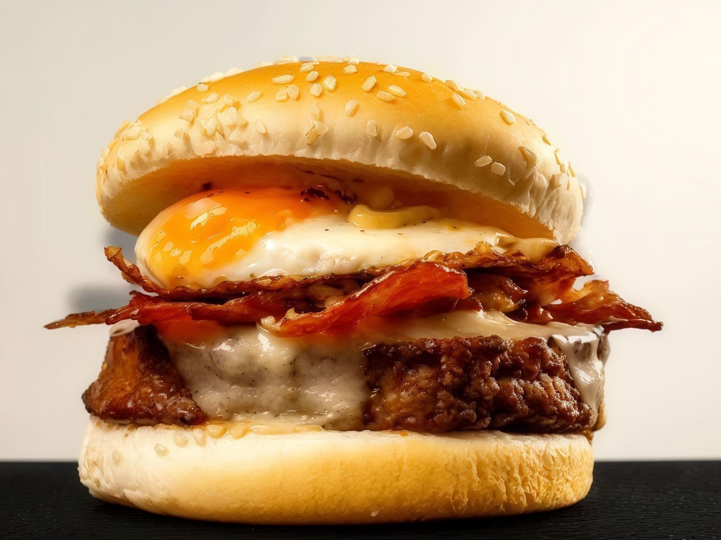 Smash Burger Tender And Egg