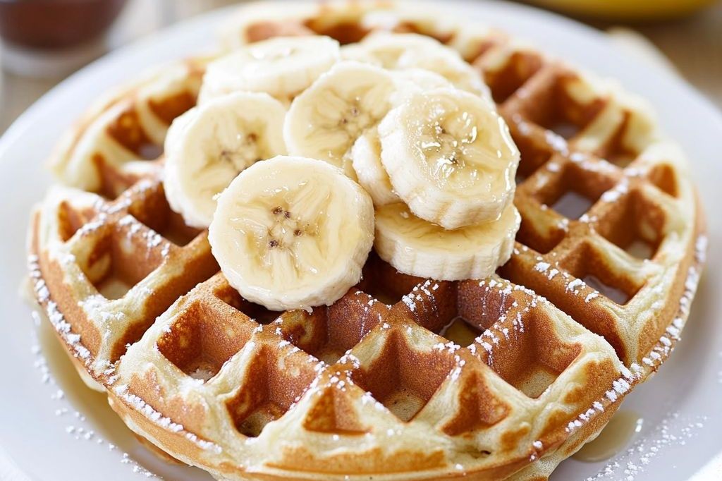 Nutella banana waffle