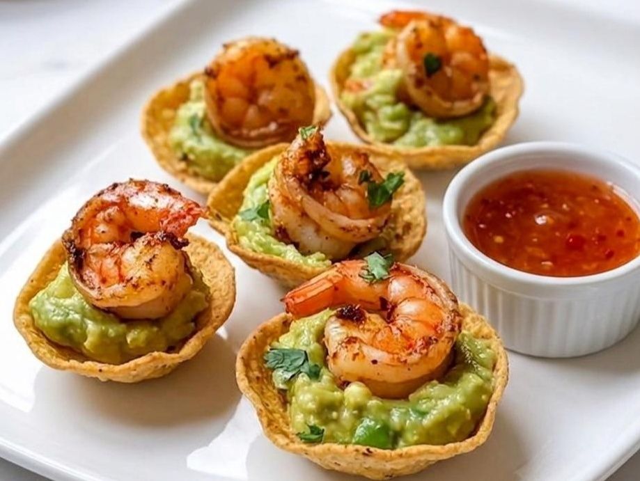 Shrimp and Avocado Tortilla