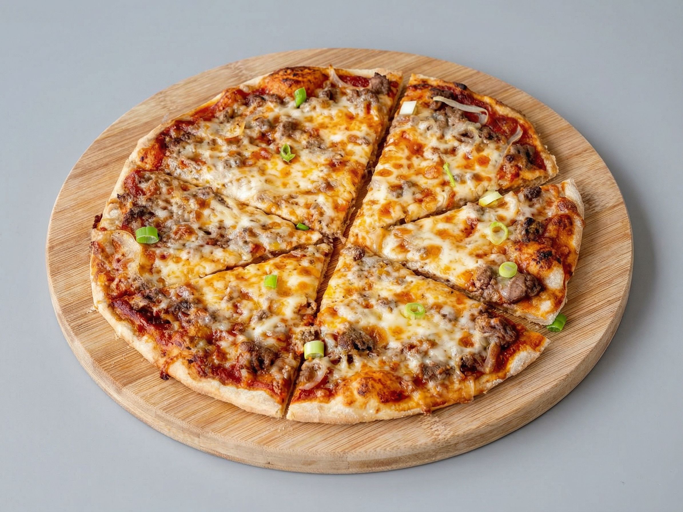 Minced meat pizza