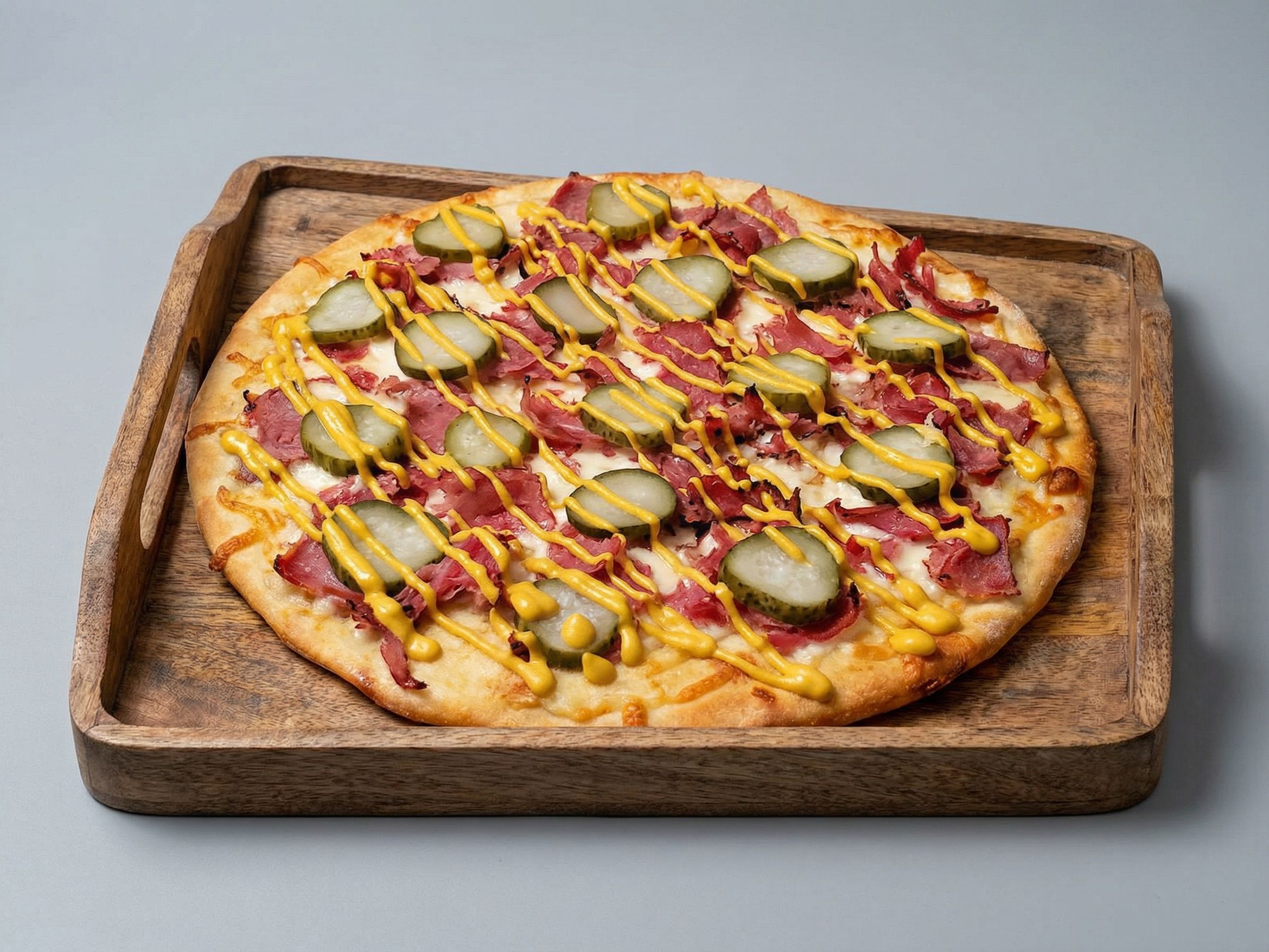 Pastrami pizza
