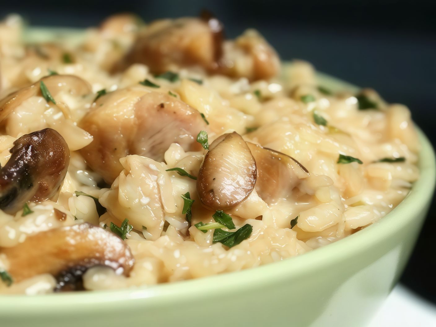 Chicken and Mushroom Risotto