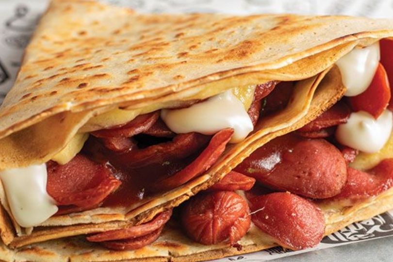 Hot Dog Crepe