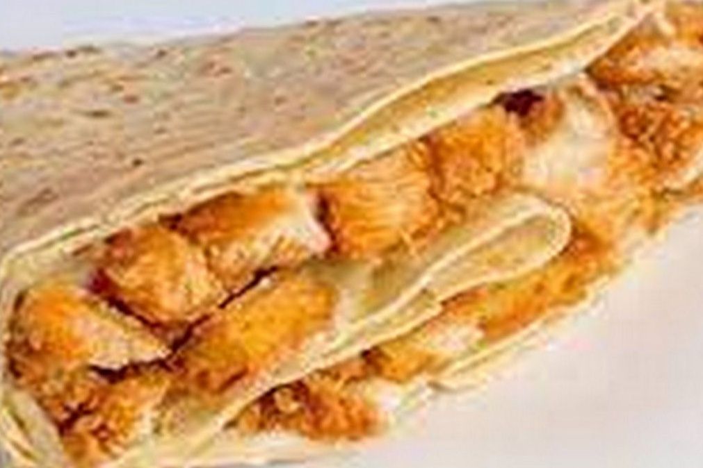 Breaded chicken pane crepe