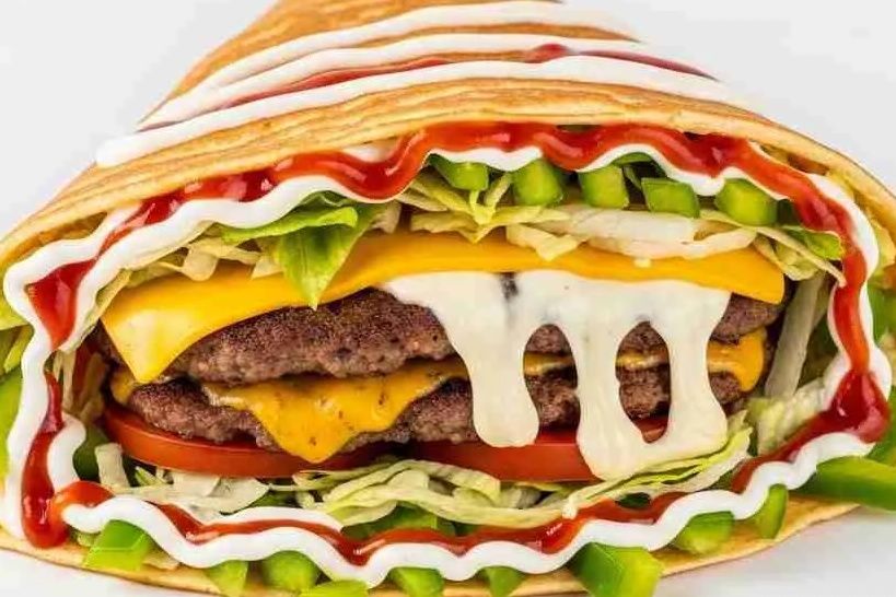 Beef Burger Crepe
