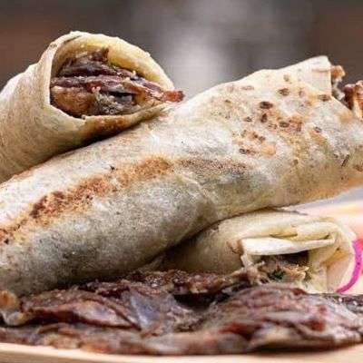 Meat Shawerma Syrian Sandwich