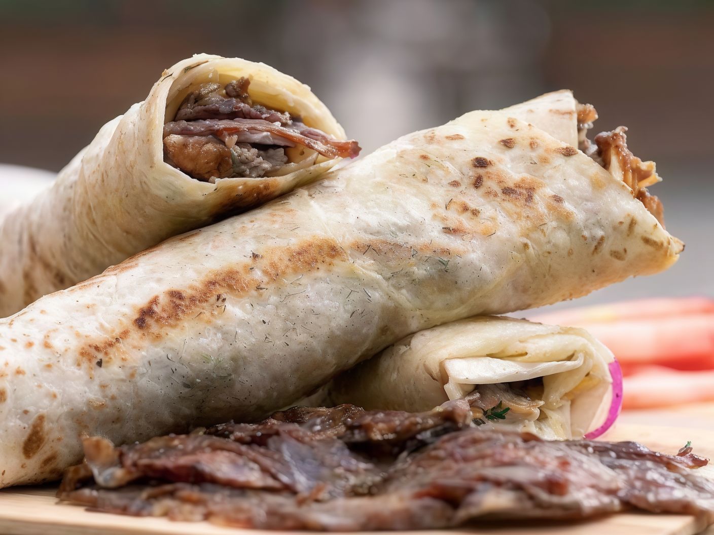 Meat Shawerma Syrian Extra Sandwich
