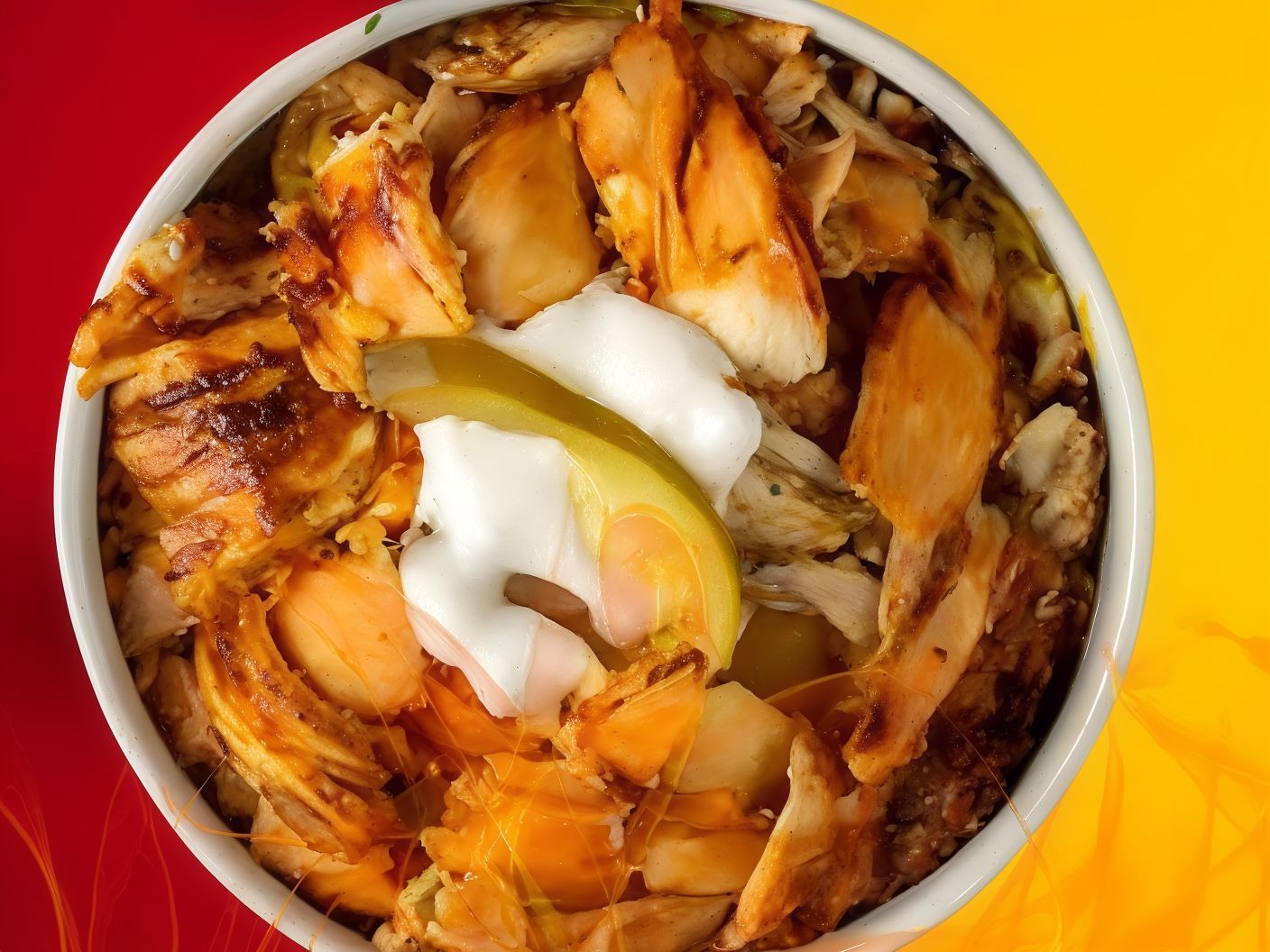 Chicken Shawarma Fatteh