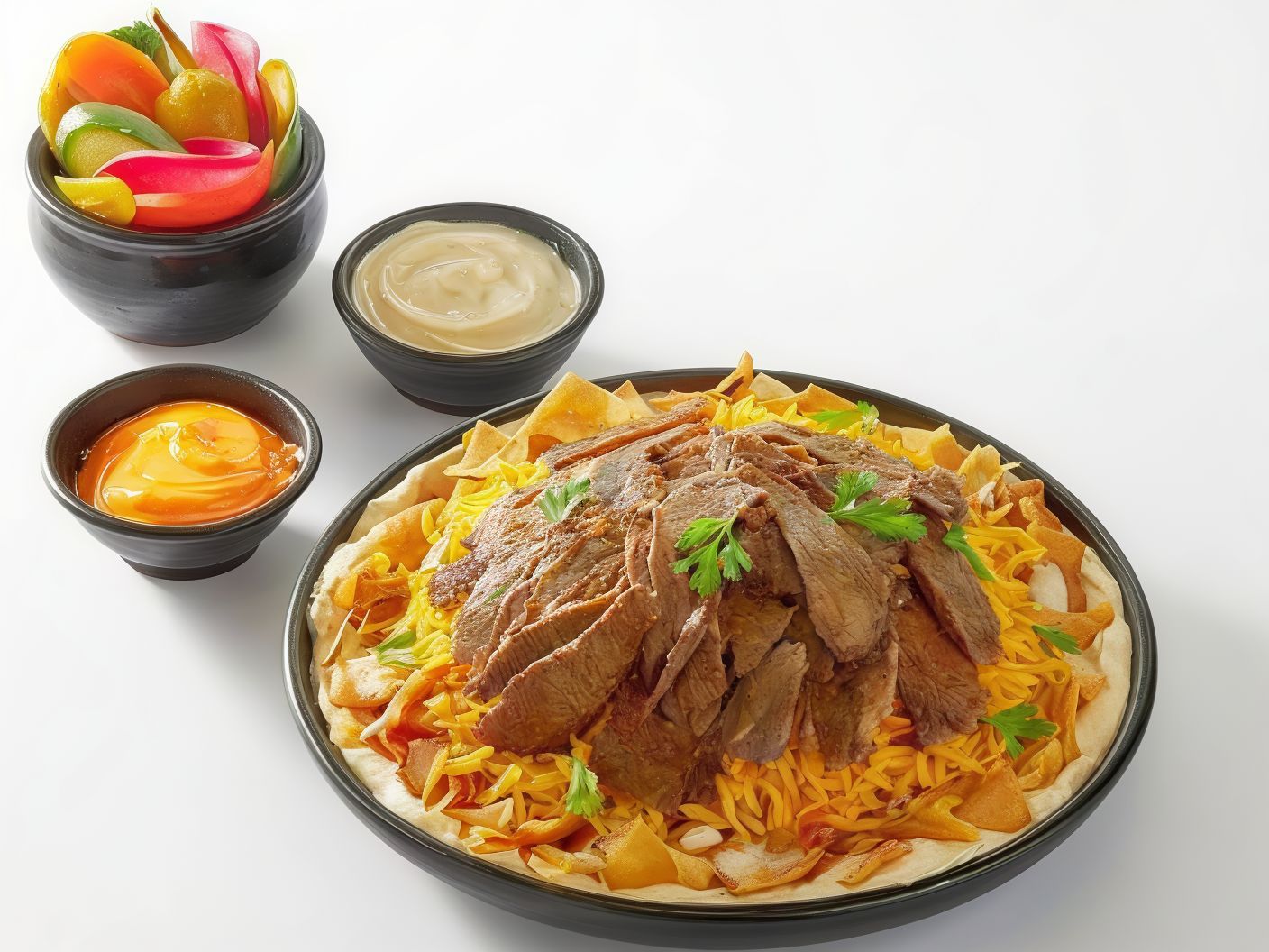 Meat Shawerma Fatteh