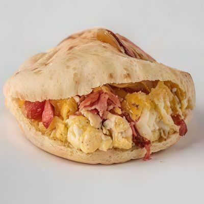 Eggs With Pastrami Sandwich
