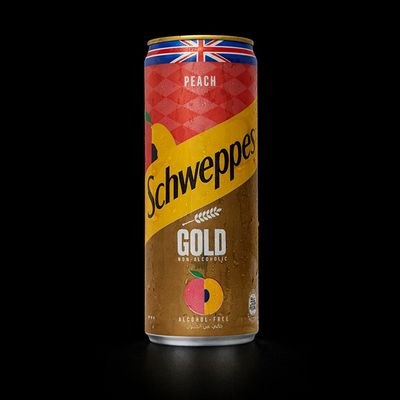 Schweppes Gold Peach Can