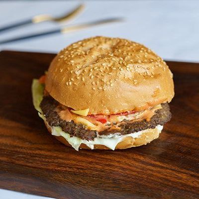 Charcoal Beef Jambo Burger