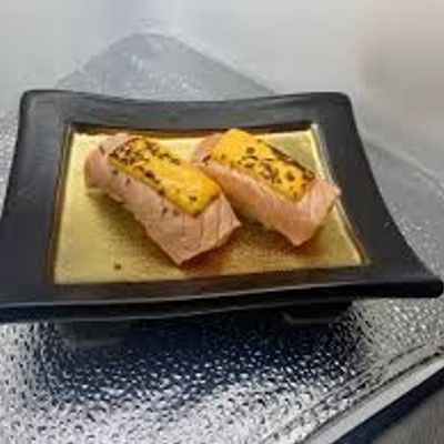 Salmon With Cheddar Cheese