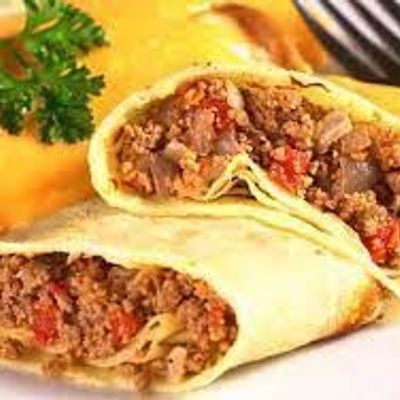 Minced Meat Crepe