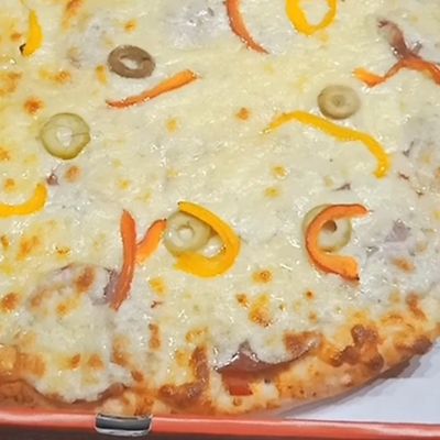 Pastrami and Kiri Pizza