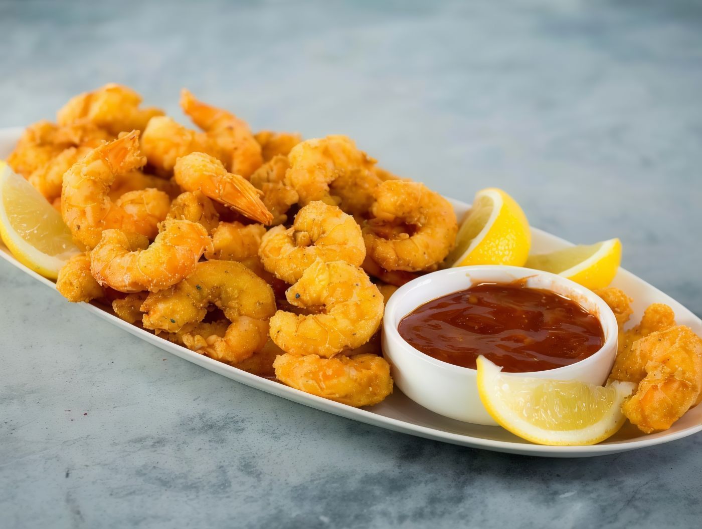 Fried peeled shrimp order (quarter kilo)