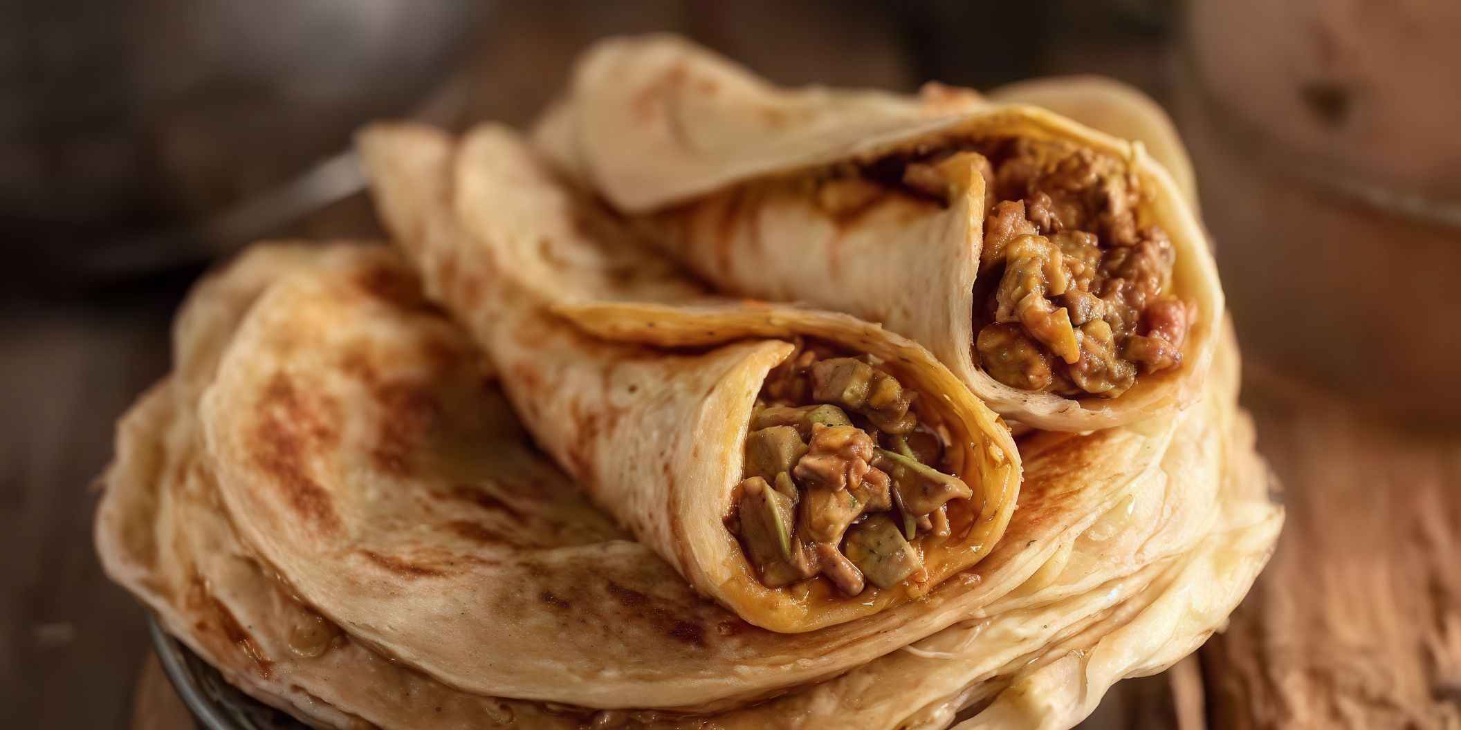 Chabati Chicken Rashed Sandwich