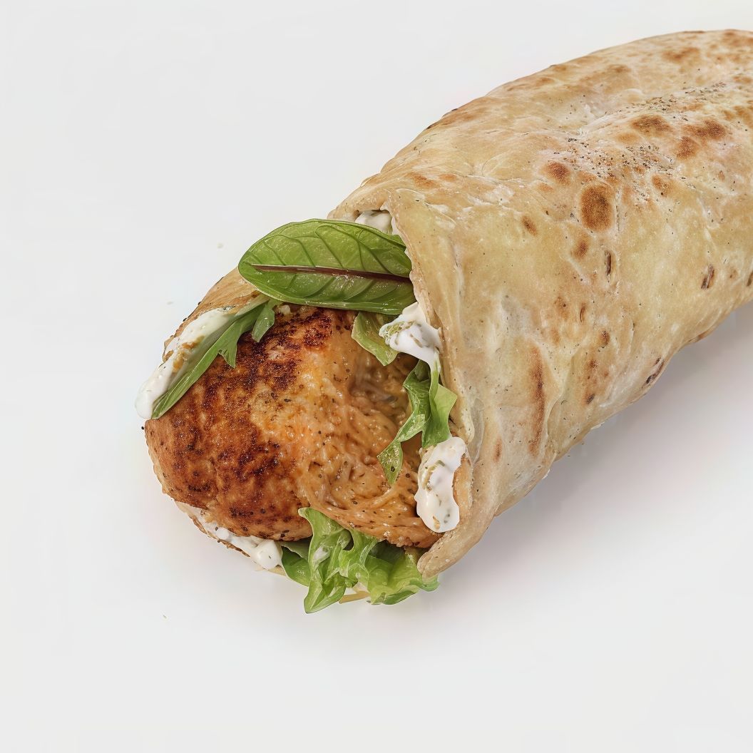 Chabati Falafel With Cheese Sandwich