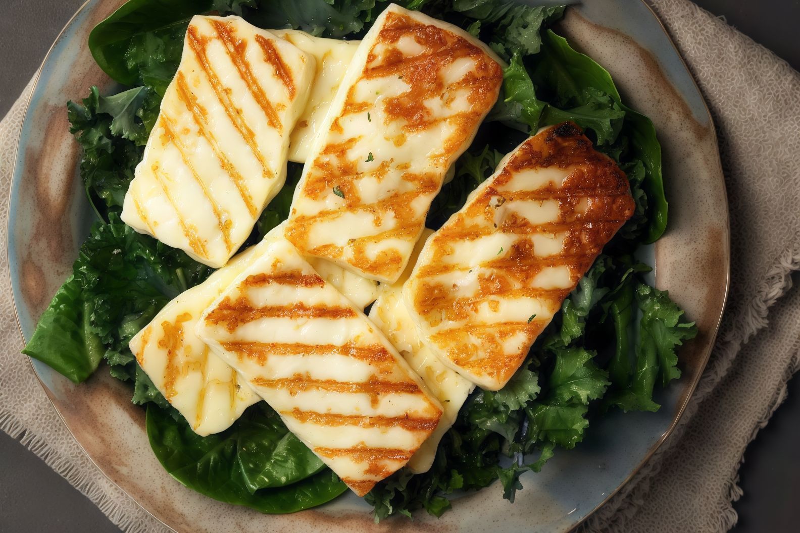 Maoon Grilled Halloum Cheese
