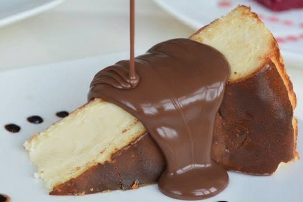 San Sebastian Cheesecake with Nutella