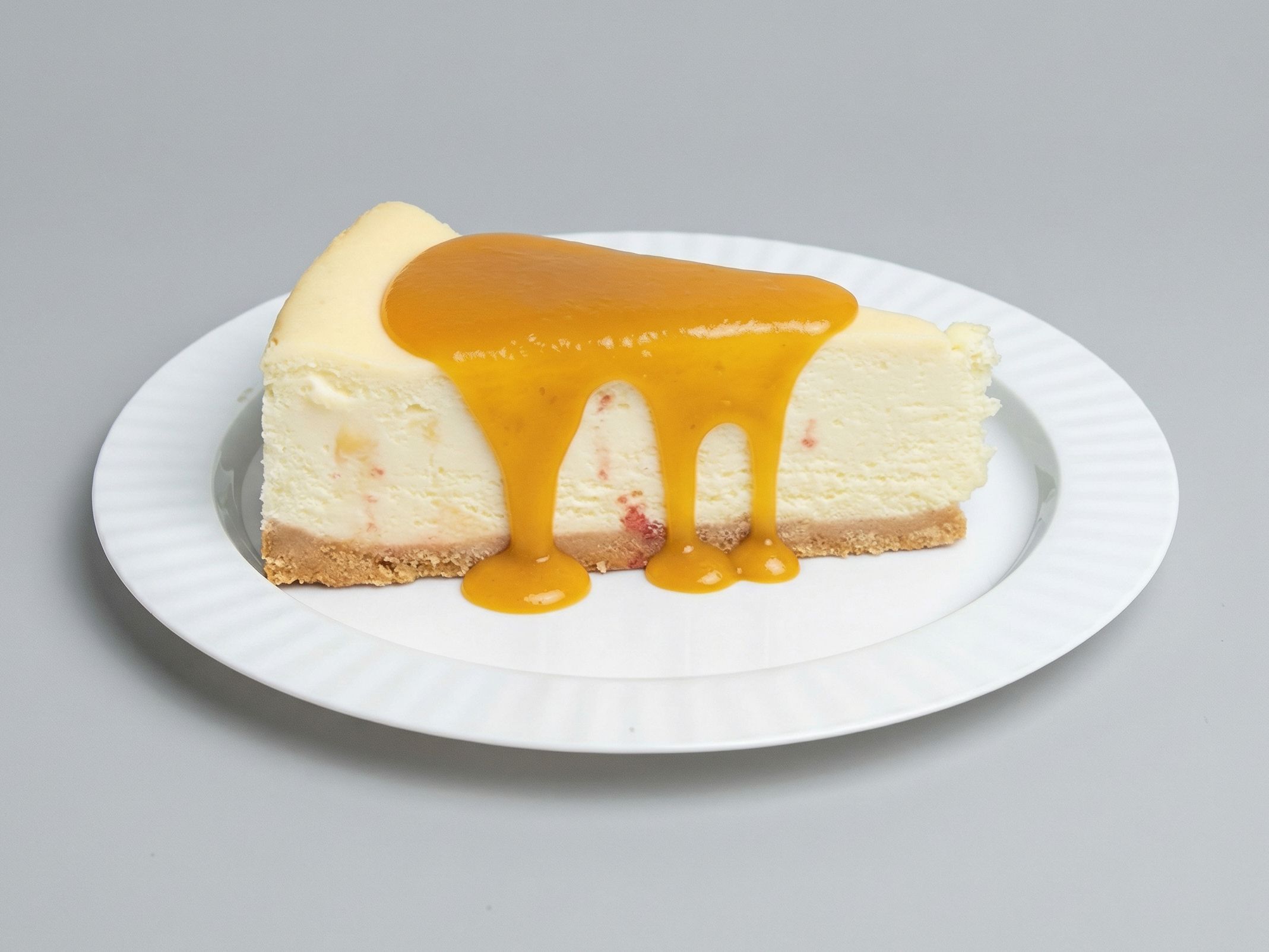 Peach Sauce Cheesecake