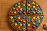 Waffles with M&Ms