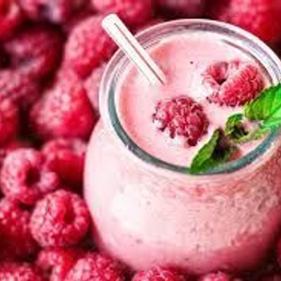 Raspberry Yogurt Jar