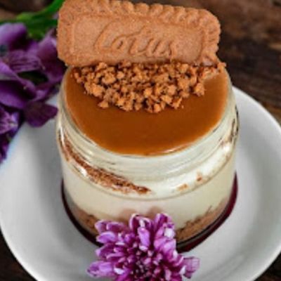 Lotus Cheesecake Jar
