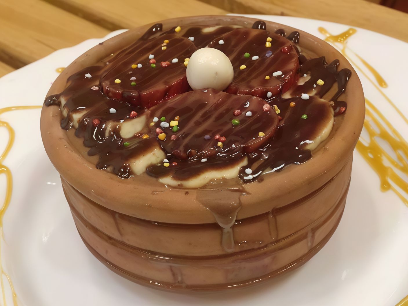 Nutella Chocolate And Fruits Casserole
