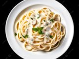 Fettuccine Alfredo Mushroom and Cream