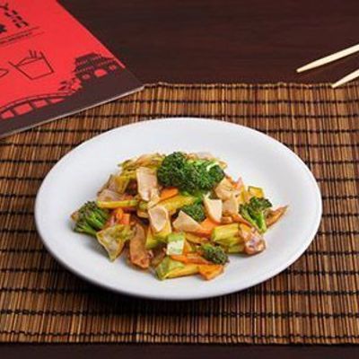 V09- Mix Green Vegetables with Cashew & Fresh Ginger