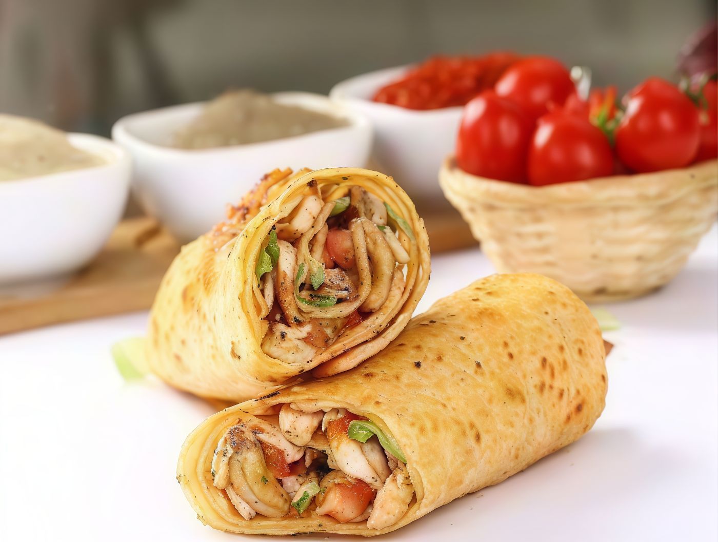 Chicken Saj Shawarma Mozzarella
