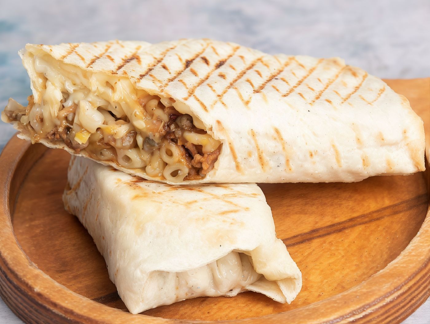 Koshary Sandwich Saj Bread