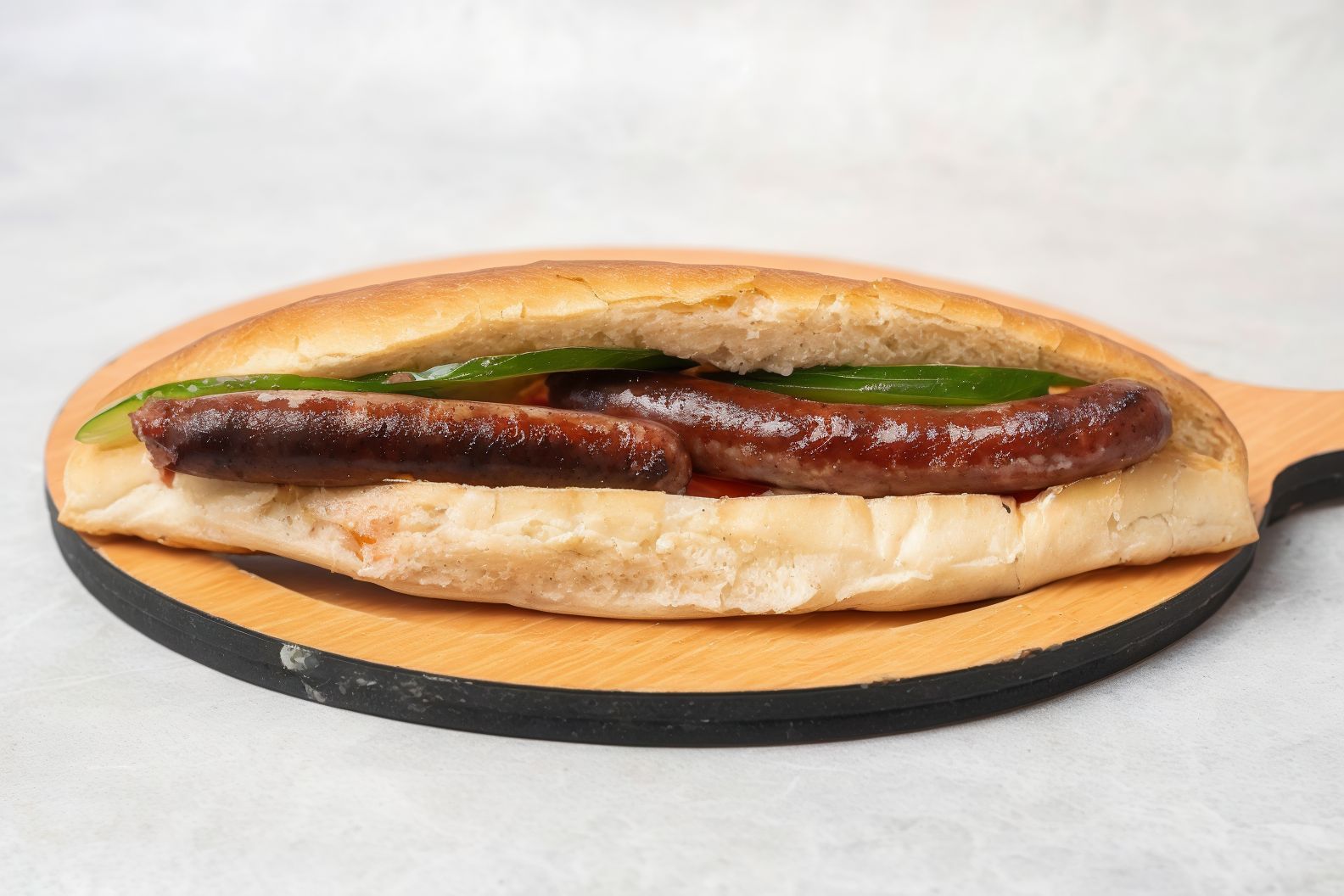 Grilled Sausage Sandwich