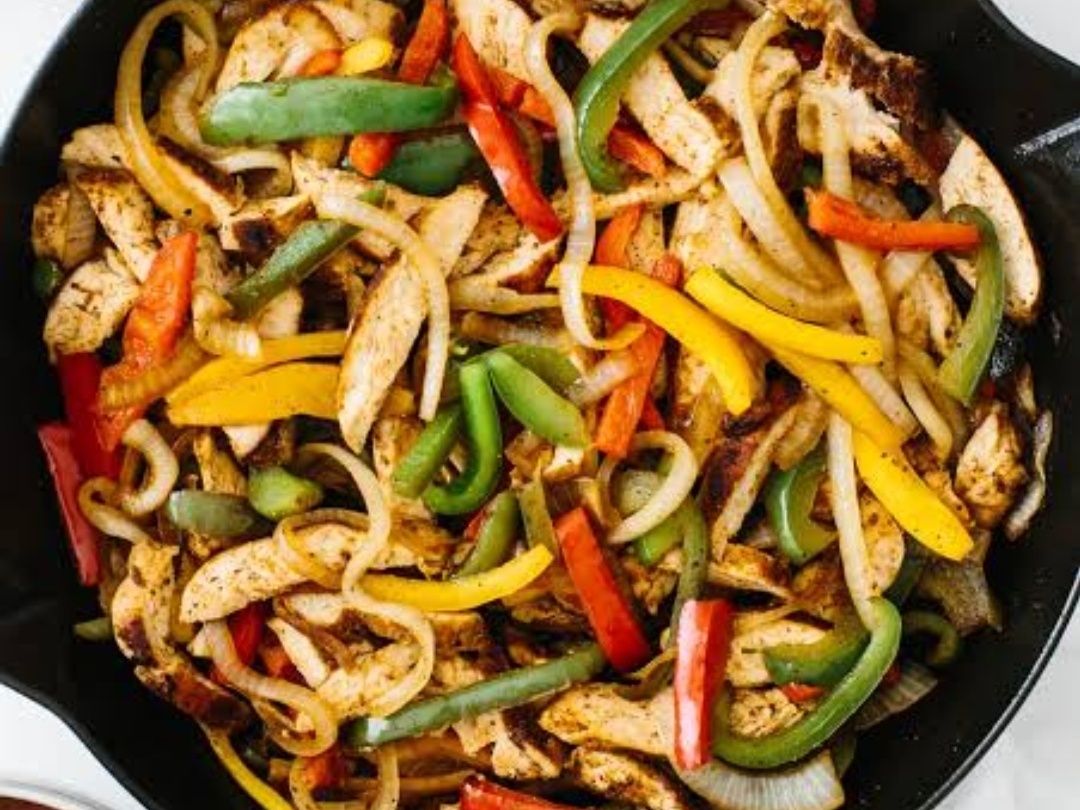 Chicken fajita meal
