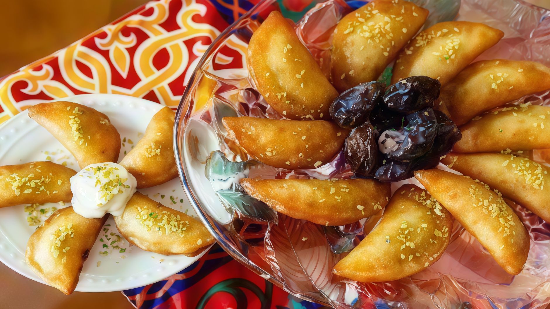 Qatayef With Dates