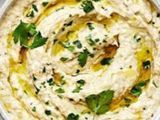 Large baba ghanoush dish