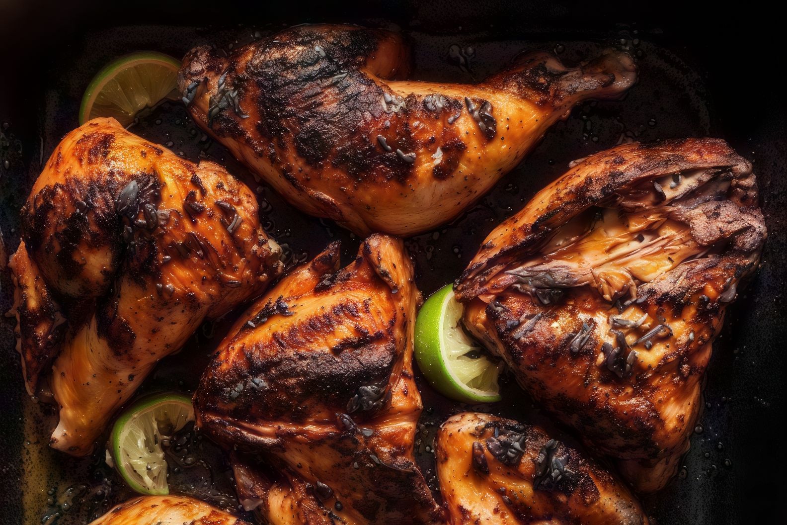 Whole Charcoal Grilled Chicken
